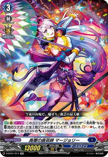 Upward Acrobat, Marjorie