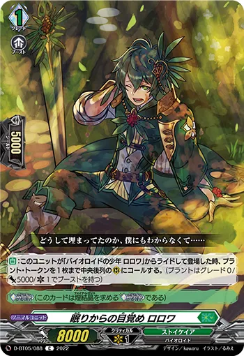 Awakening from Slumber, Rorowa
