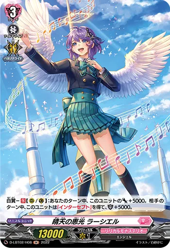Blessed Ray of Clear Skies, Rahsiel D-LBT02/H08