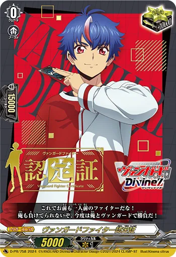 Vanguard Fighter Certificate