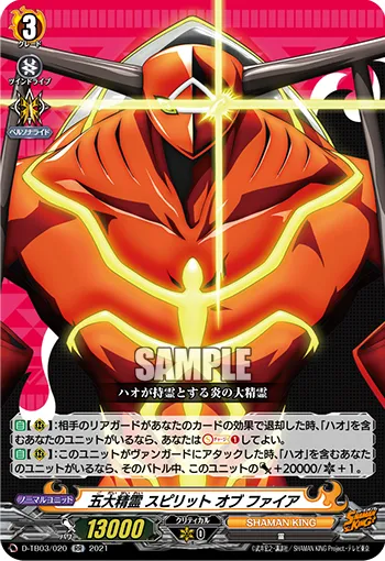 Five Grand Elemental Spirits, Spirit of Fire