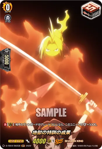 Achievements of the Special Training in Hell D-TB04/SKR38