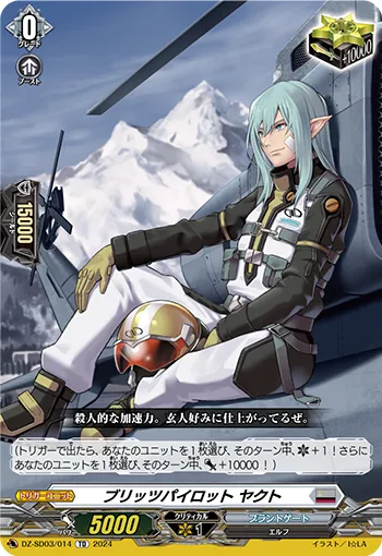Blitz Pilot, Jagt